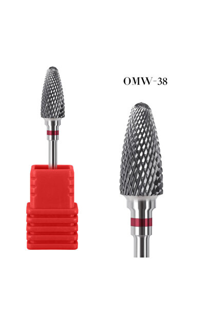 Choice3 38 رأس تلميع أظافر من الفولاذ التنجستن، رؤوس بديلة لتلميع الأظافر