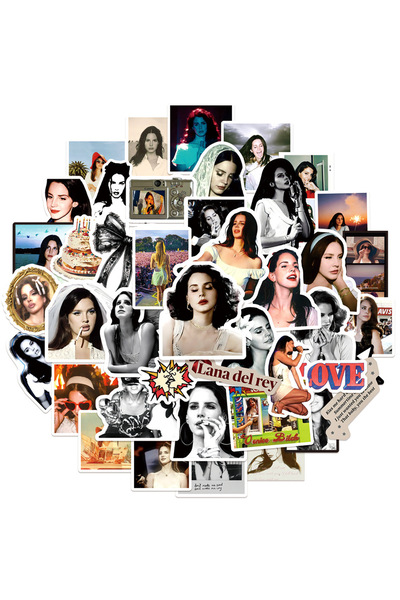 Choice ٥٠ قطعة من ملصقات لانا، ملصقات لانا ديل ري، ملصقات تزيينية يمكنك صنعها...