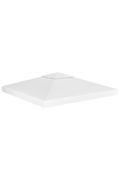 vidaxl 2-Tier Gazebo Top Cover 310 g/m² 3x3 m White
