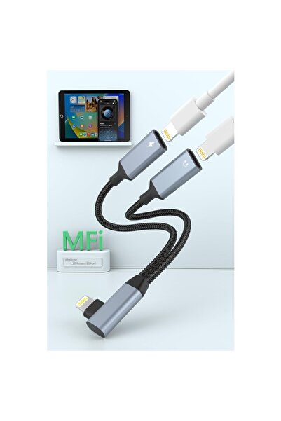 Choice 2-in-1 Yes Lightning To Dual Lightning Headphone Jack and Charger Cabl...