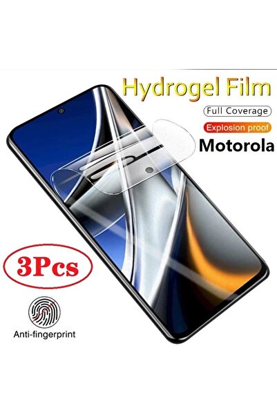 Choice1 3 قطع من غشاء الهيدروجيل لهاتف Moto G05، 3 قطع من غشاء الجل لهاتف Mot...