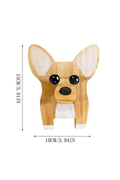 Choice حامل نظارات على شكل كلب كورجي أصفر فاتح، هدية عيد الميلاد، مصنوع يدويً...