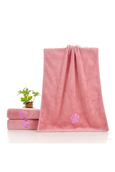 Choice1 منشفة استحمام للحيوانات الأليفة من الألياف الدقيقة، وردية اللون، مقاس...