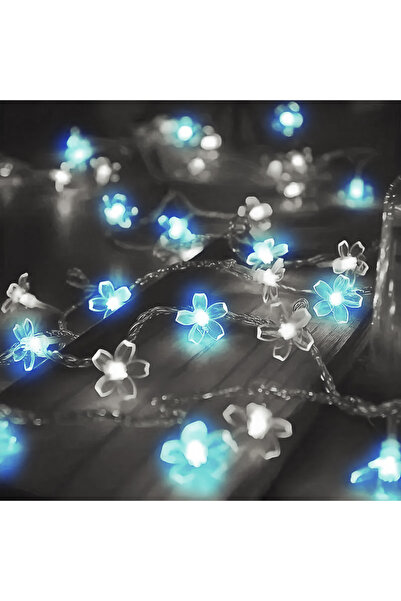 Choice 10M80LED White blue 1pc 10M 80LED Cherry Blossom Flower String Lights ...