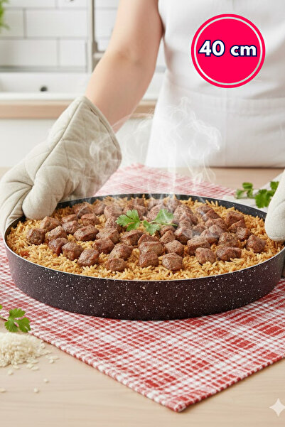 MEŞELER صينية فرن من الجرانيت كبيرة الحجم