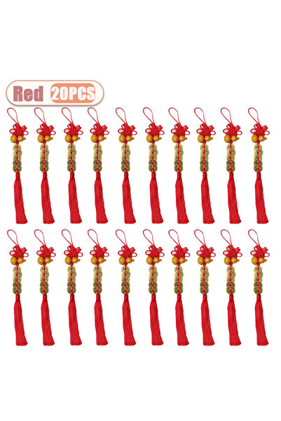 Choice Red-20PCS 1-30PCS High Quality Wooden Gourd Pure Copper Five Emperor M...