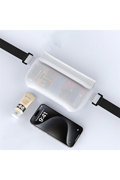 Choice1 حقيبة بيضاء مقاومة للماء للهاتف المحمول، حقيبة حزام الثمينة، مناسبة ل...