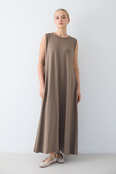 Melike Tatar Sleeveless Modal Dress 76-1007