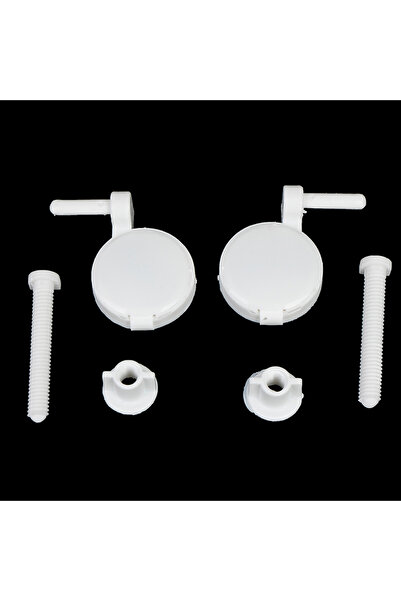 Choice مقاس واحد [HM] طقم واحد/قطعتان من براغي تثبيت مقاعد المرحاض البلاستيكي...