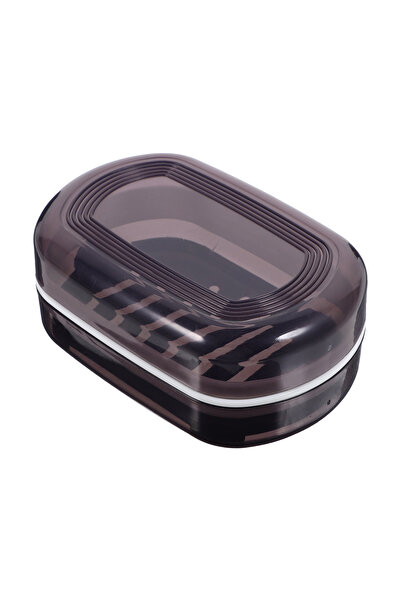 Choice FV855-1C Portable Bathroom Soap Holder Container Box for Shower Black ...