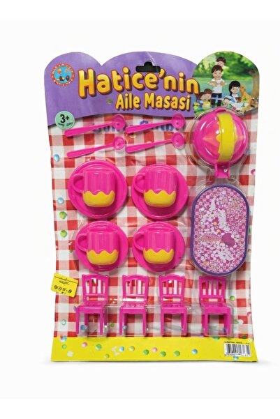 NASYONEL TOYS Hatice’nin Aile Masası Oyuncak Seti – Çay Partisi Evcilik Oyunc...