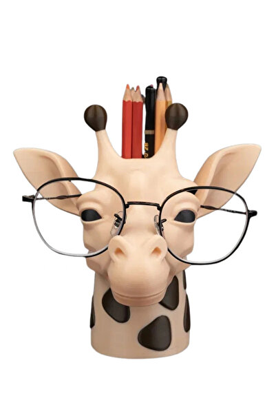 Adoil Giraffe Pen Holder & Glasses Stand – 16 cm