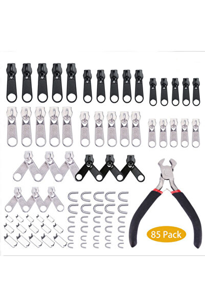 Choice 1set 85pcs/set Removable Zipper Repair Kit Instant Clip Quick Fix Zipp...