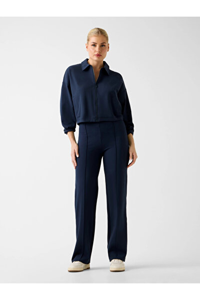 Guess Annie Short Full Zip Women's Navy Blue Jacket V6Rq17Kd822-G7F3