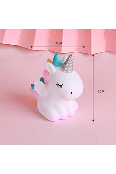 Choice3 قطعة واحدة من زينة كعكة على شكل قوس قزح وحيد القرن وسحابة النجوم، لوا...