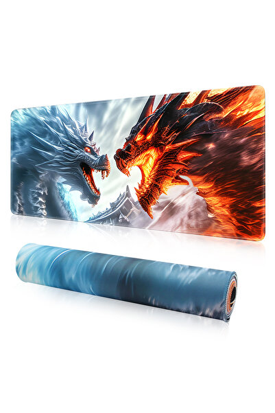 Sumkyle Large Gaming Mouse Pad, Extended Desk Mousepad with Stitched Edges, N...
