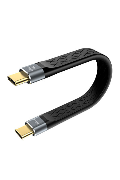 Choice كابل شحن سريع قصير من النوع C إلى النوع C، أسود اللون، بقدرة 240 واط، ...