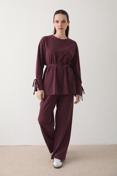Melike Tatar Basic Set with Sleeve Detail 32-2627
