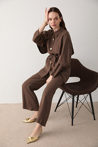 Melike Tatar Modal Shirt Suit 32-2611