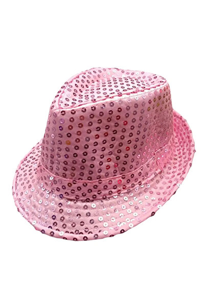 Choice Pink 1 PC Jazz Hat Glitter Sequin Cosplay Prop Performance Costume Hip...