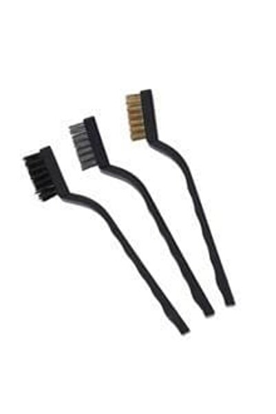 Choice 3 قطع فرشاة سلكية من الفولاذ المقاوم للصدأ والنحاس والنايلون لإزالة ال...