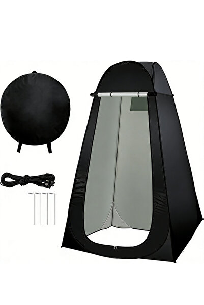 Pomefar خيمة تغيير ملابس خارجية، دش قابل للطي محمول مع حقيبة حمل للتخييم والشاطئ