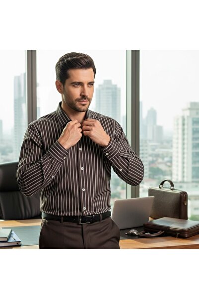 OwenLife Owen Life Cotton Fabric Classic Cut Quality Shirt