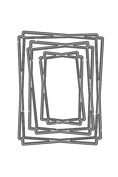 Choice DM-2344 إطار غير منتظم، بطاقات يمكنك صنعها بنفسك، سكرابوكينغ، ديكور، ق...