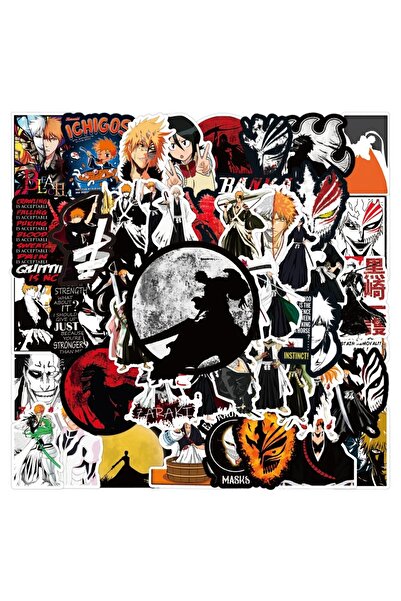 Choice ٥٠ قطعة من ملصقات بليتش لشخصية إيتشيغو كوروساكي، ملصقات للكمبيوتر المح...