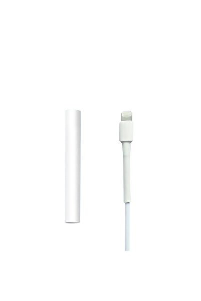 Choice غطاء حماية أبيض اللون، قطعة واحدة، لكابل شاحن Lightning، سلك USB، ملحق...