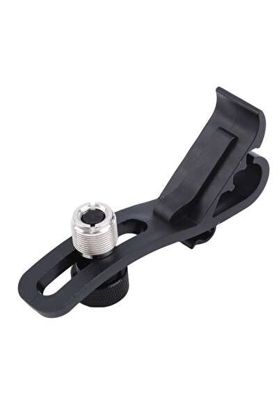 Choice black Adjustable Clip On Drum Rim Shockproof Mount Microphone Mic Clam...