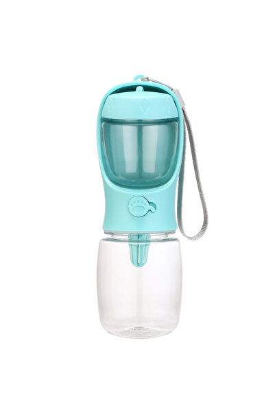 Choice زجاجة ماء زرقاء للحيوانات الأليفة سعة 550 مل، مصنوعة من مواد آمنة غذائ...