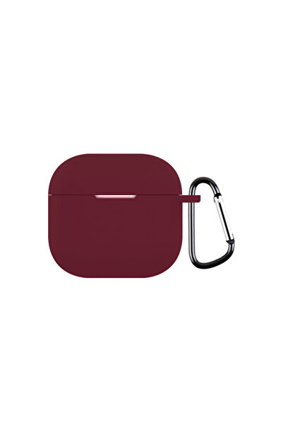 Choice For AirPods 4 17-Wine Red Wireless Headset Silicone Cover For AirPods ...