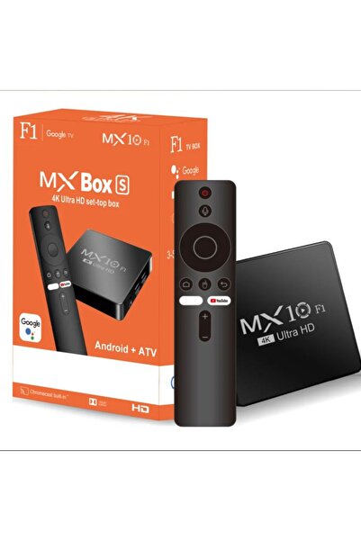 Choice صندوق التلفزيون الذكي MX10 F1 بنظام Android مزود بقابس أوروبي، يعمل بن...