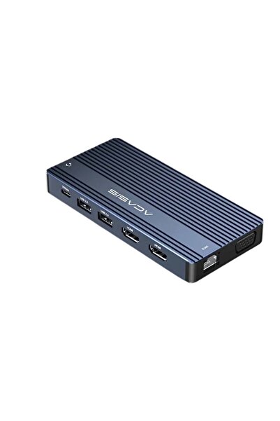 Choice محول Acasis 14 في 1 USB C.Hub باللون الرمادي الفاتح - يدعم دقة 4K بمعد...