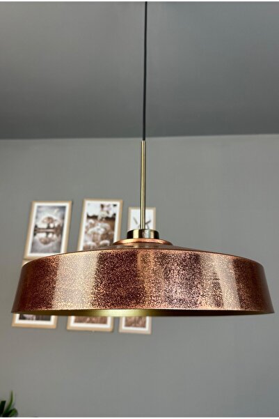 Bamyum Açe Patina Tekli İnce Eskitme Başlık Avize Retro Sarkıt Ofis Showroom ...