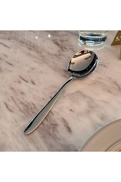 Choice 1pc Stainless Steel Golden Big Head round Spoon with Long Handle for K...