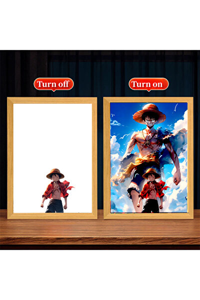Choice4 قطعة USB مختارة 03 مجسم أنمي ون بيس، لوحة إضاءة، إطار صور، مصباح ليلي...