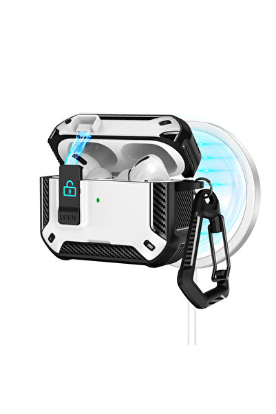 Choice غطاء سماعات أذن أبيض لسماعات AirPods Pro 3، يوفر حماية كاملة للجسم ومق...