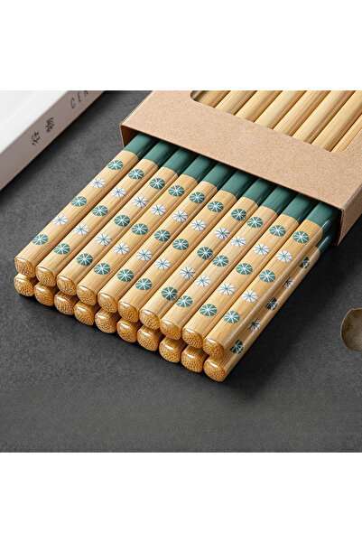 Choice 5pairs High-end Natural Bamboo Chopsticks for Home Use New Chinese Cui...