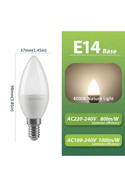 Choice عبوة من 5 مصابيح LED صغيرة صديقة للبيئة، بقدرة 7 واط، تعمل بجهد 220-24...