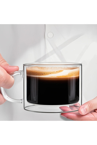 Choice كوب ماء زجاجي مبتكر سعة 400 مل - قطعة واحدة أو قطعتين أو 4 قطع، كوب ما...