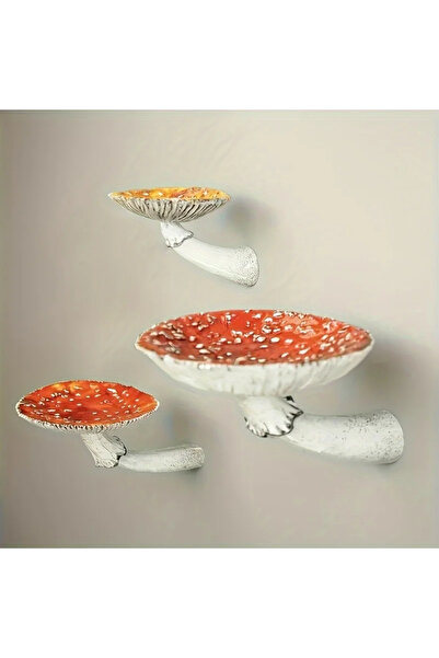 Choice M multi 1pc Mushroom Storage Rack, Sundries Storage Decoration, Wall H...