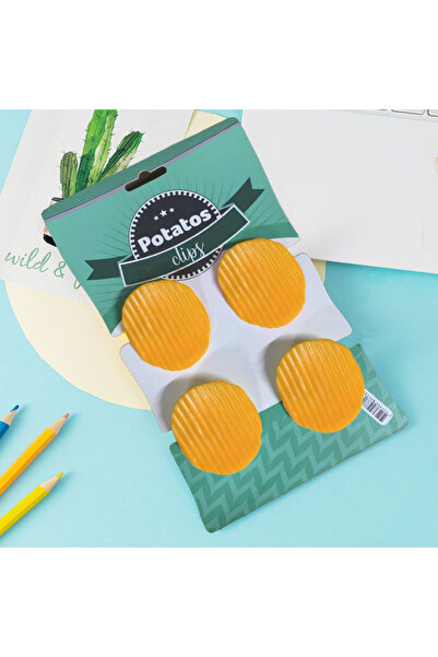 Choice5 1 set 4PCS Chip-Shaped Food Bag Clip Versatile Fresh-keeping Sealed C...