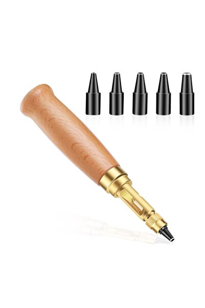 Choice C Fenrry Adjustable Screw Hole Punch Automatic Hole Punch Tool with Bl...