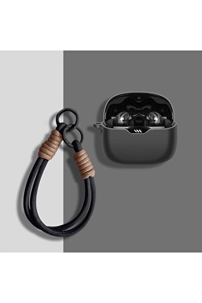 Choice غطاء أنيق أسود اللون لسماعات JBL TUNE BUDS 2، متوافق مع سماعات JBL Tun...