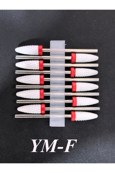 Choice24 YM-F NotNoot 10pcs Ceramic Nail Drill Bits Set, Electric Manicure & ...