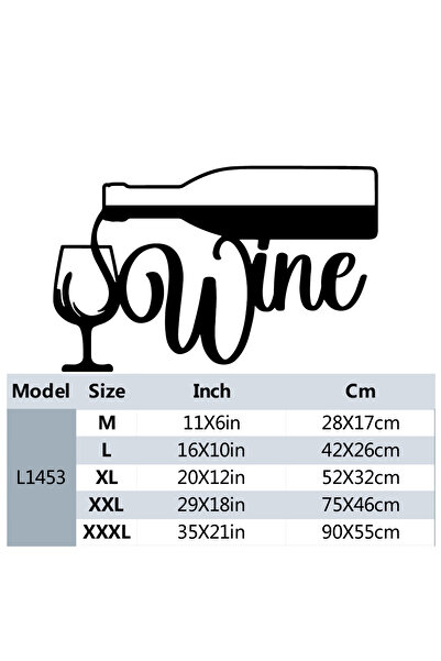 Choice لوحة جدارية على شكل كأس نبيذ، مقاس 42 سم × 26 سم، رقم الموديل L1453، م...