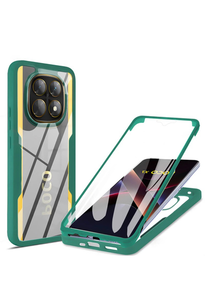 Choice جراب حماية كامل 360 درجة من Greed لهواتف Poco X7 Pro وMi Poco X7 وX6 و...