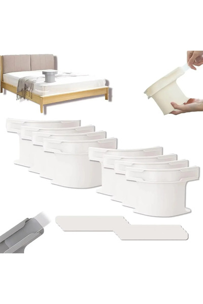 Choice White 8Pcs 8/4Pcs Bed Corner Sheet Grippers Straps Heavy Duty Bedsheet...